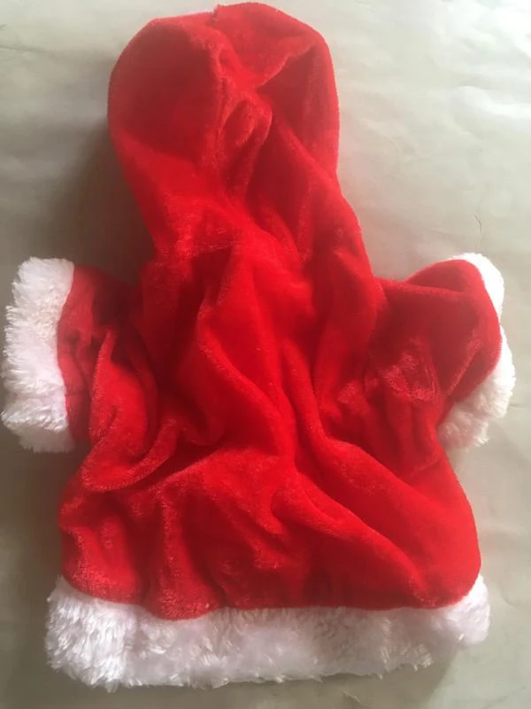 Pequeño abrigo de navidad para perrito pequeño - nuevo - terciopelo – photo 2